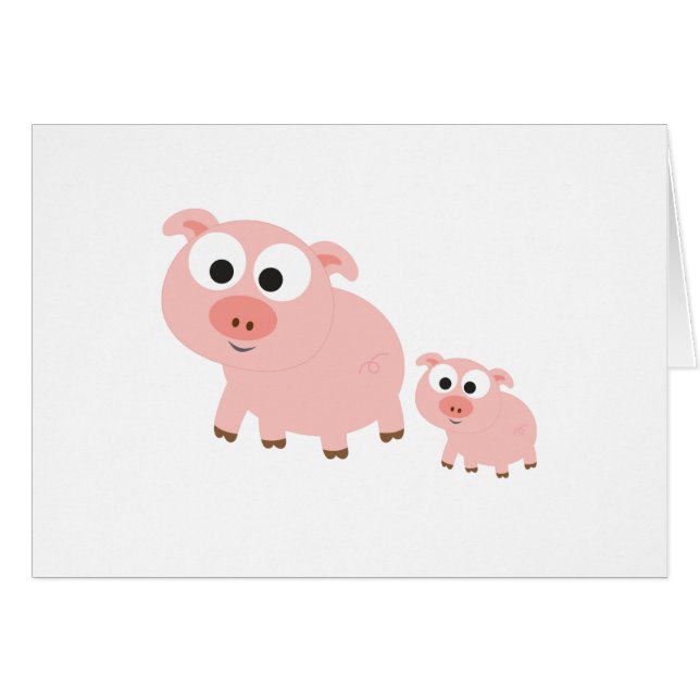 Kute roze varkens (Voorkant Horizontaal)