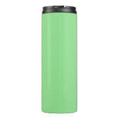 Kute Santa met dieren Little Tree Light Green Thermosbeker (Achterkant)