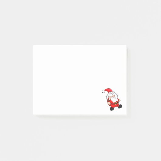Kute Santa Post-it® notes 4 x 3 (Voorkant)