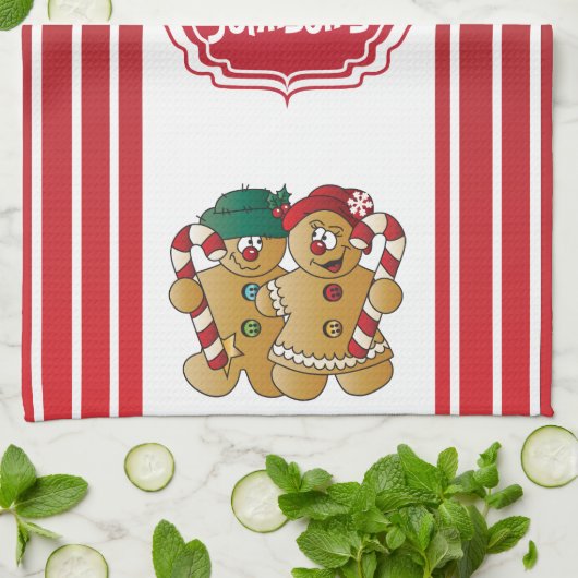 Kute Schattig ontbijtkoek Theedoek (Gevouwen)