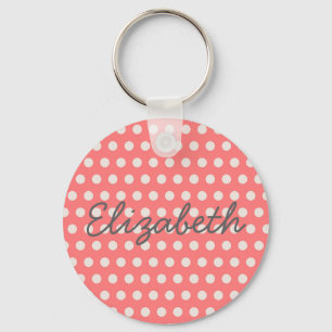 Kute schattige borrelroze tandvlekken sleutelhanger