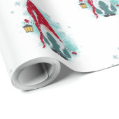 Kute Schattige gnomen Cadeaupapier (Rol Hoek)