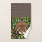 Kute Schattige Little Baby Beaver Bad Handdoek (Handdoek)