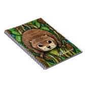 Kute Schattige Little Baby Beaver Notitieboek (Rechterzijde)