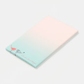 Kute Schattige vogels in liefde Post-it® Notes (Schuin)