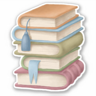 Kute School Book Fun Reading Vinyl Stickers
