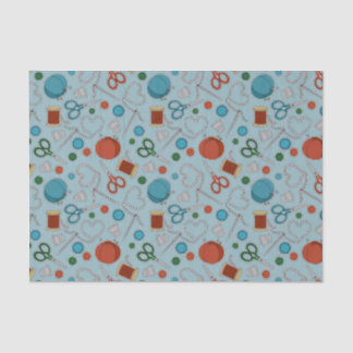 Kute Seing Thleing Pattern Blue Tissuepapier