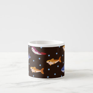 Kute Sharks Pattern, Shark Fish Lovers Espresso Kop