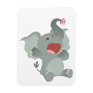 Kute slapy Cartoon ellephant Flexible Magnet Magneet