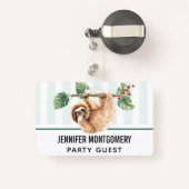 Kute sleuf ondersteboven Waterverf Badge (Achterkant met intrekbare)