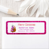 Kute Sloth Hangen op sierkerst Etiket (Insitu)