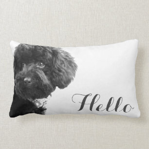 Kute Small Dog Puppy Speelgoed Poodle Hallo Aangep Kussen