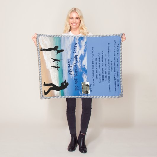 Kute Small Throw Fleece Blanket (In situ)