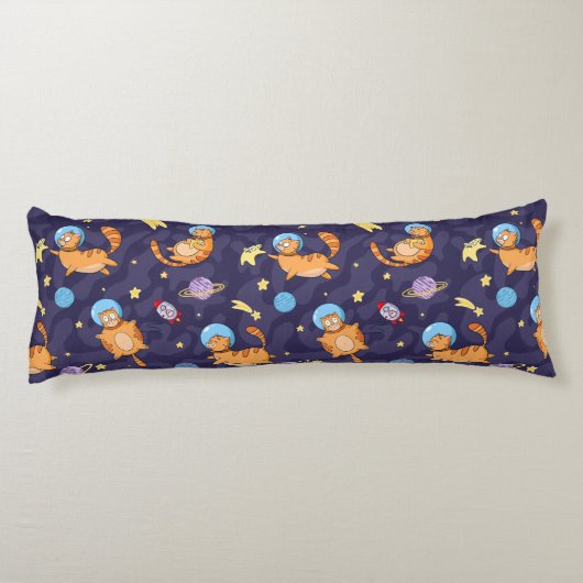 Kute Space Cats Body Pillow Lichaamskussen (Achterkant)