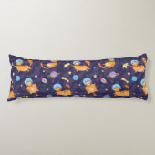 Kute Space Cats Body Pillow Lichaamskussen (Voorkant)