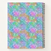 Kute Sparking Unicorn gelooft in Magic Quote Notitieboek (Achterkant)