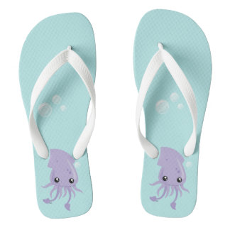 Kute Squid Teenslippers, Volwassenen Teenslippers