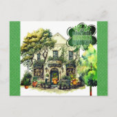 Kute St Patricks Day Gnome Irish Pub Bar Briefkaart (Voorkant)