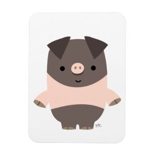 Kute Sterke Cartoon Pig Flexible Magnet Magneet