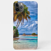 Kute  Summer Hawaiian Beach Waterverf Case-Mate iPhone Case (Achterkant)