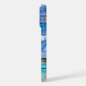 Kute Summer Hawaiian Beach Waterverf iPhone Hoesje (Linkerkant)