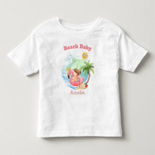 Kute Summer Vacation Name Beach Girl Kinder Shirts