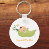 Kute taarten in een Sleutelhanger met peul (Voorkant)