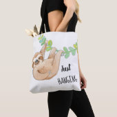 Kute Three Toed Sloth Just Hanging Bag Draagtas (Dichtbij)