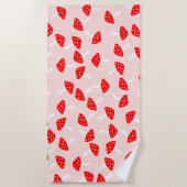 Kute Toadstool paddenstoelenhanddoeken Strandlaken (Voorkant)