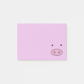 Kute Varken, Kleine Varken, Varkenshaar, Roze Vark Post-it® Notes (Voorkant)