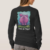 Kute varkenskoppen en T - shirts van nagelstaarten (Achterkant)