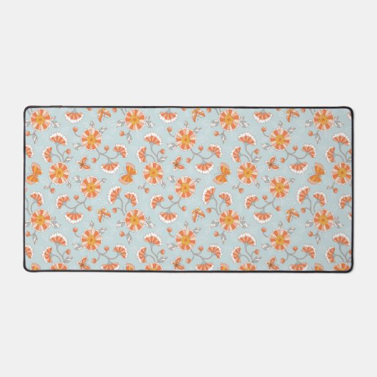 Kute ventilatorvlinderpatroonpatroon bureaumat (Voorkant)