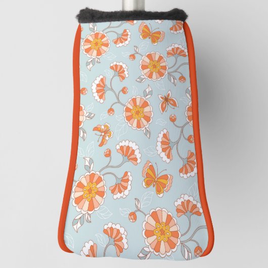 Kute  ventilatorvlinderpatroonpatroon golfheadcover (Draai 90)