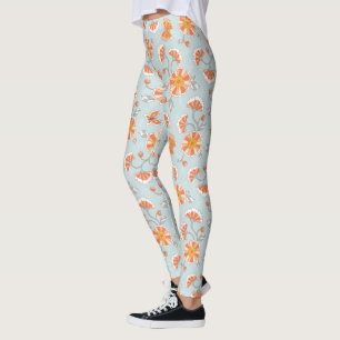 Kute ventilatorvlinderpatroonpatroon leggings