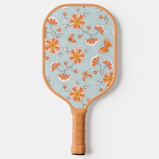 Kute ventilatorvlinderpatroonpatroon pickleball paddle (Achterkant)