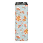 Kute ventilatorvlinderpatroonpatroon thermosbeker (Achterkant)