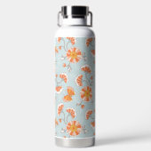 Kute  ventilatorvlinderpatroonpatroon waterfles (Achterkant)