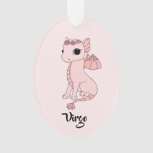 Kute virgo Dragon design zodiaal ornament