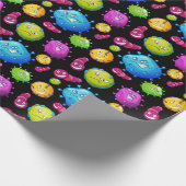 Kute virussen cadeaupapier (Hoek)