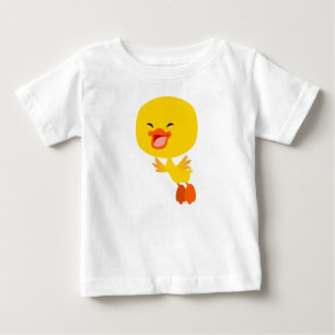Kute vliegende Cartoon Ducking Baby T-Shirt