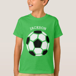 Kute Voetbal Persoonlijke Kinder Sport T-shirt