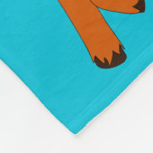 Kute Warm Wishes Reindekerst Fleece Blanket (Hoek)