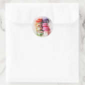 Kute Waterverf Macaron Abstracte Klassieke Sticker (Tas)