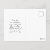 Kute Waterverf Sloth & Tropical Leaves Hartelijk d Briefkaart (Achterkant)