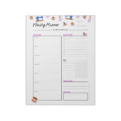 Kute Weekly Planner voor ambachtslieden Notitieblok (Gedraaid)