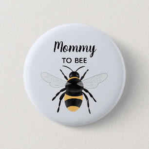 Kute Whimsical mama om Baby shower te worden Ronde Button 5,7 Cm