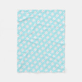Kute White Bunnies Pattern Easter | Fleece Blanket Deken (Voorkant)
