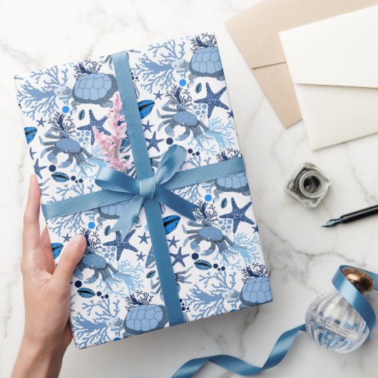 Kute zee schildpadden strand cadeaupapier (Geschenken)