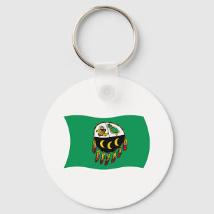 Kutenai Stam Vlag Sleutelhanger