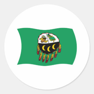 Kutenai Stam Vlag Sticker